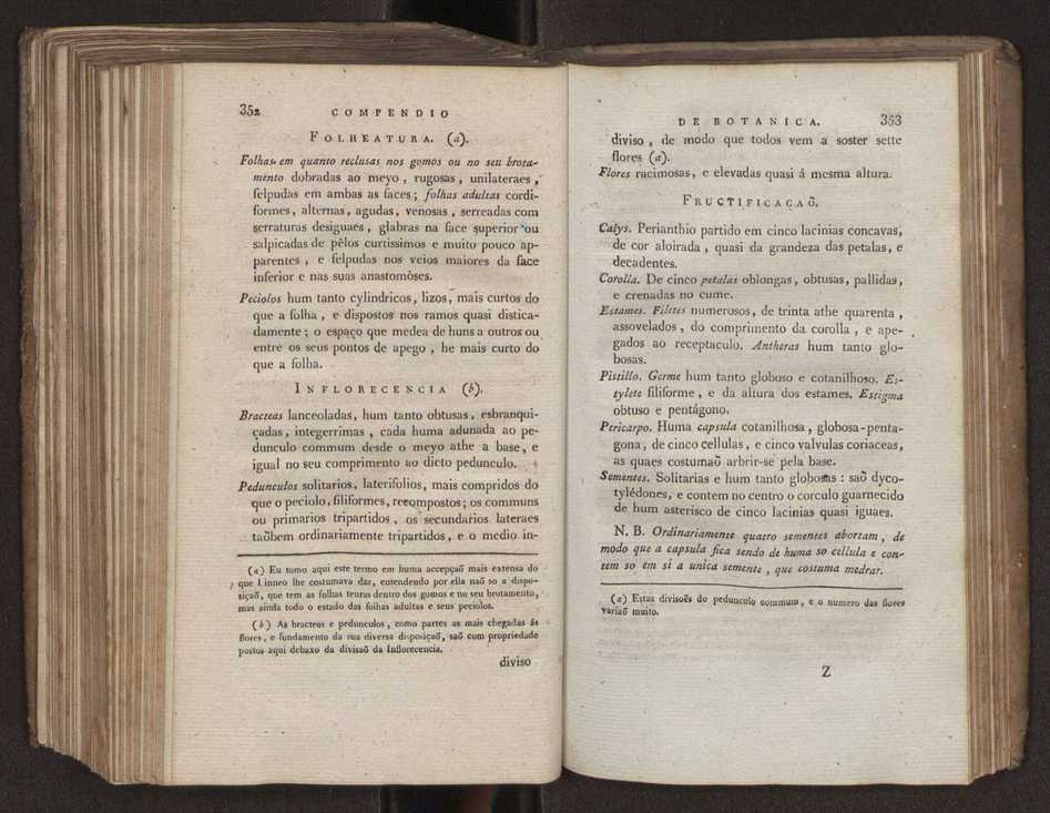 Compendio de botanica ou nooens elementares desta sciencia, segundo os melhores escritores modernos, expostas na lingua portugueza por Felix Avellar Brotero. Tomo Primeiro [- segundo] 216