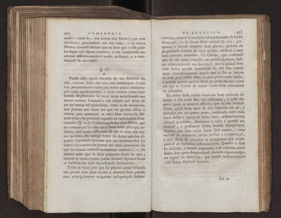 Compendio de botanica ou nooens elementares desta sciencia, segundo os melhores escritores modernos, expostas na lingua portugueza por Felix Avellar Brotero. Tomo Primeiro [- segundo] 251