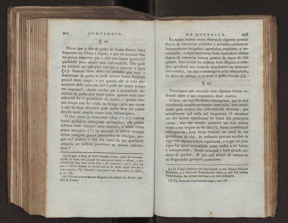 Compendio de botanica ou nooens elementares desta sciencia, segundo os melhores escritores modernos, expostas na lingua portugueza por Felix Avellar Brotero. Tomo Primeiro [- segundo] 252