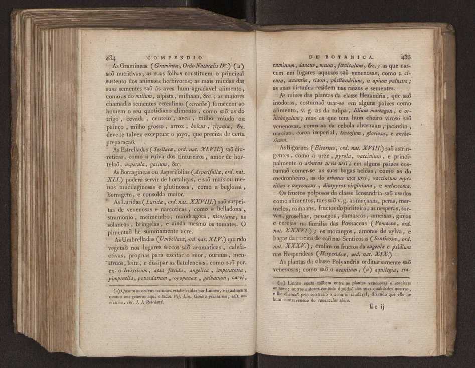 Compendio de botanica ou nooens elementares desta sciencia, segundo os melhores escritores modernos, expostas na lingua portugueza por Felix Avellar Brotero. Tomo Primeiro [- segundo] 257