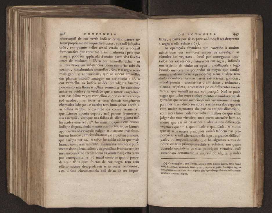 Compendio de botanica ou nooens elementares desta sciencia, segundo os melhores escritores modernos, expostas na lingua portugueza por Felix Avellar Brotero. Tomo Primeiro [- segundo] 263