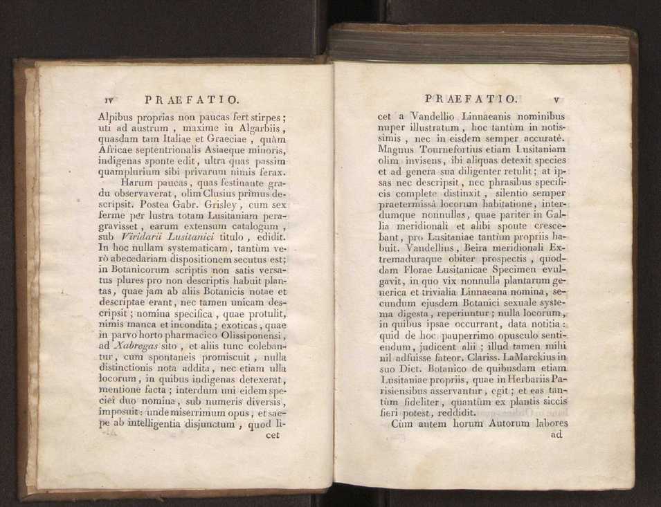 Felicis Avellar Broteri ... Flora Lusitanica, seu plantarum, quae in Lusitania vel sponte crescunt, vel frequentius colunter, ex florum praesertim sexubus systematice distributarum, synopsis. Vol. 1 4