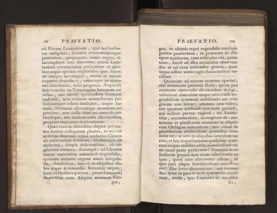 Felicis Avellar Broteri ... Flora Lusitanica, seu plantarum, quae in Lusitania vel sponte crescunt, vel frequentius colunter, ex florum praesertim sexubus systematice distributarum, synopsis. Vol. 1 5