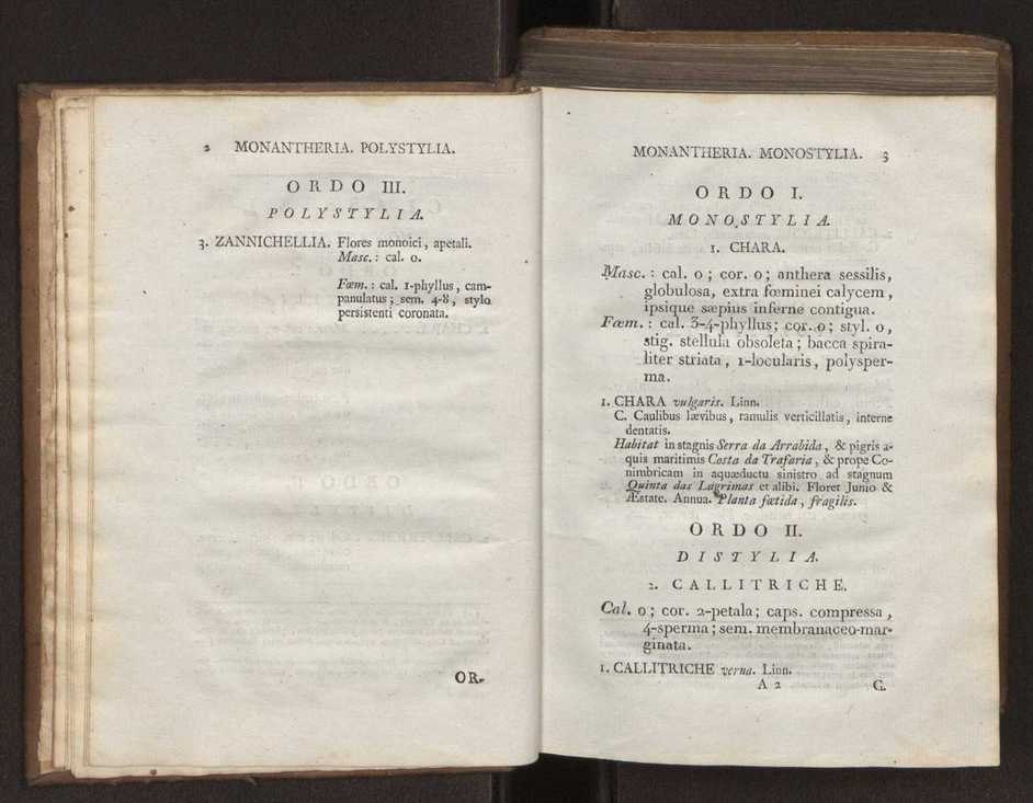 Felicis Avellar Broteri ... Flora Lusitanica, seu plantarum, quae in Lusitania vel sponte crescunt, vel frequentius colunter, ex florum praesertim sexubus systematice distributarum, synopsis. Vol. 1 12