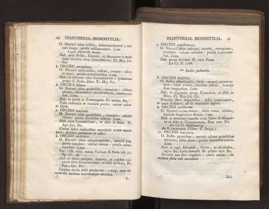 Felicis Avellar Broteri ... Flora Lusitanica, seu plantarum, quae in Lusitania vel sponte crescunt, vel frequentius colunter, ex florum praesertim sexubus systematice distributarum, synopsis. Vol. 1 21