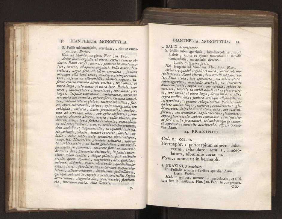 Felicis Avellar Broteri ... Flora Lusitanica, seu plantarum, quae in Lusitania vel sponte crescunt, vel frequentius colunter, ex florum praesertim sexubus systematice distributarum, synopsis. Vol. 1 26