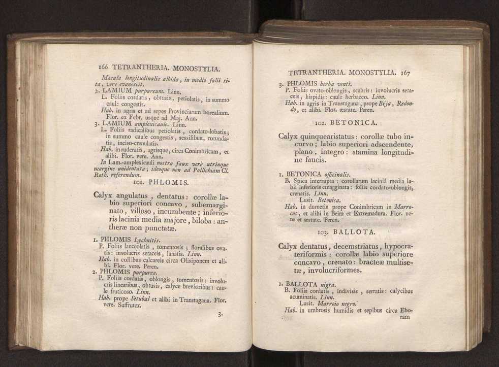 Felicis Avellar Broteri ... Flora Lusitanica, seu plantarum, quae in Lusitania vel sponte crescunt, vel frequentius colunter, ex florum praesertim sexubus systematice distributarum, synopsis. Vol. 1 94