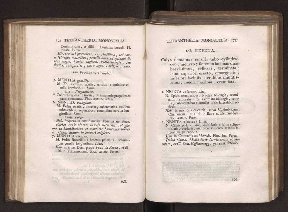 Felicis Avellar Broteri ... Flora Lusitanica, seu plantarum, quae in Lusitania vel sponte crescunt, vel frequentius colunter, ex florum praesertim sexubus systematice distributarum, synopsis. Vol. 1 97