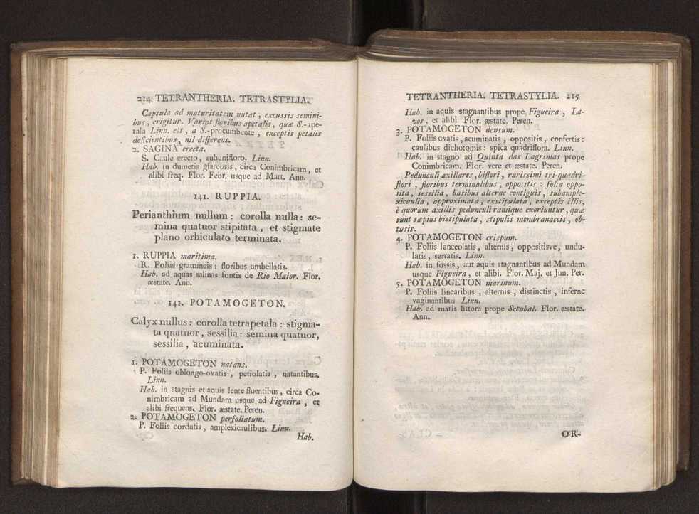 Felicis Avellar Broteri ... Flora Lusitanica, seu plantarum, quae in Lusitania vel sponte crescunt, vel frequentius colunter, ex florum praesertim sexubus systematice distributarum, synopsis. Vol. 1 118