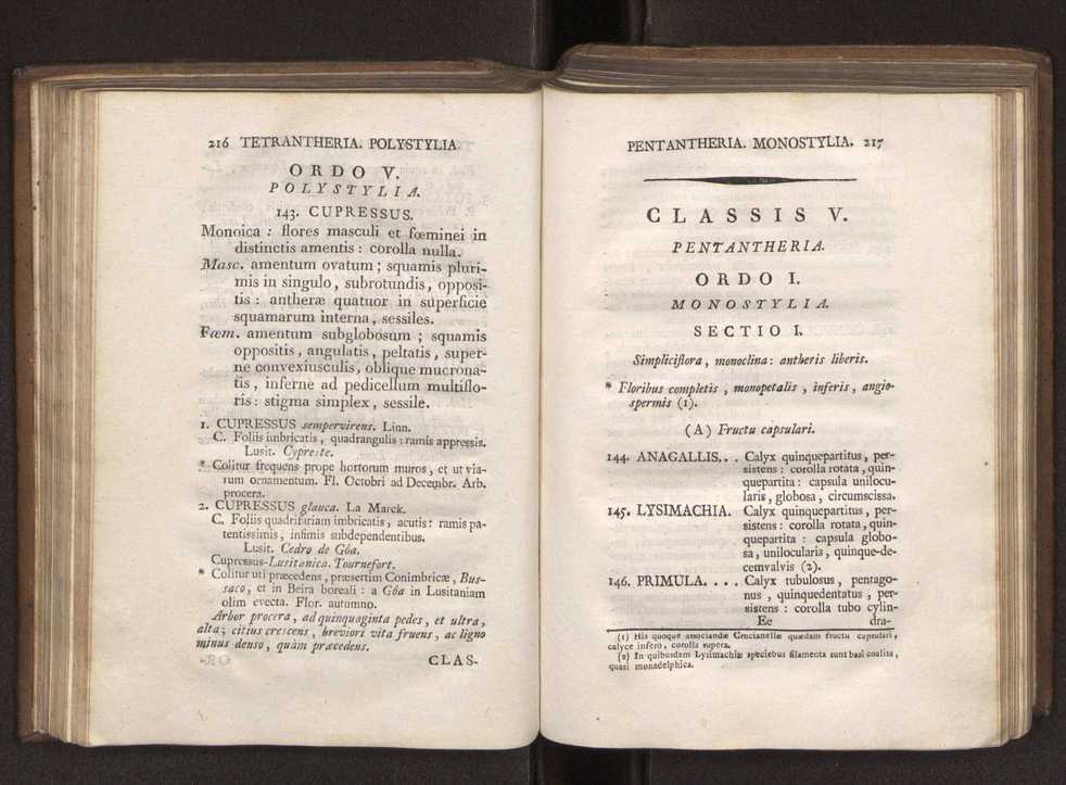 Felicis Avellar Broteri ... Flora Lusitanica, seu plantarum, quae in Lusitania vel sponte crescunt, vel frequentius colunter, ex florum praesertim sexubus systematice distributarum, synopsis. Vol. 1 119