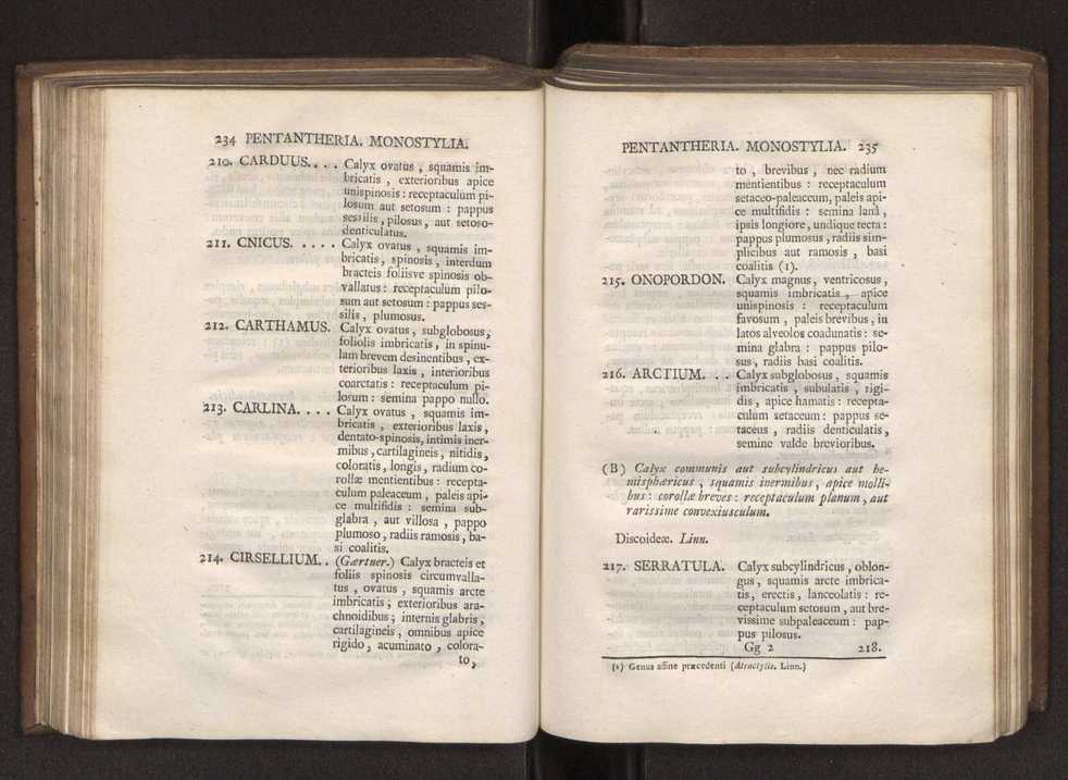 Felicis Avellar Broteri ... Flora Lusitanica, seu plantarum, quae in Lusitania vel sponte crescunt, vel frequentius colunter, ex florum praesertim sexubus systematice distributarum, synopsis. Vol. 1 128