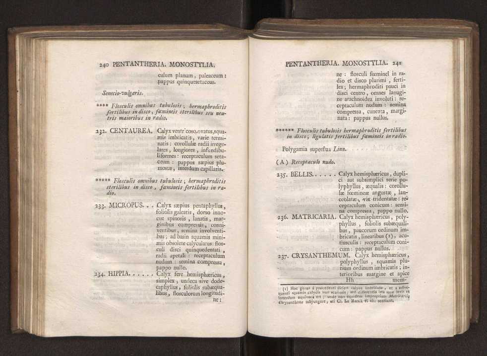 Felicis Avellar Broteri ... Flora Lusitanica, seu plantarum, quae in Lusitania vel sponte crescunt, vel frequentius colunter, ex florum praesertim sexubus systematice distributarum, synopsis. Vol. 1 131