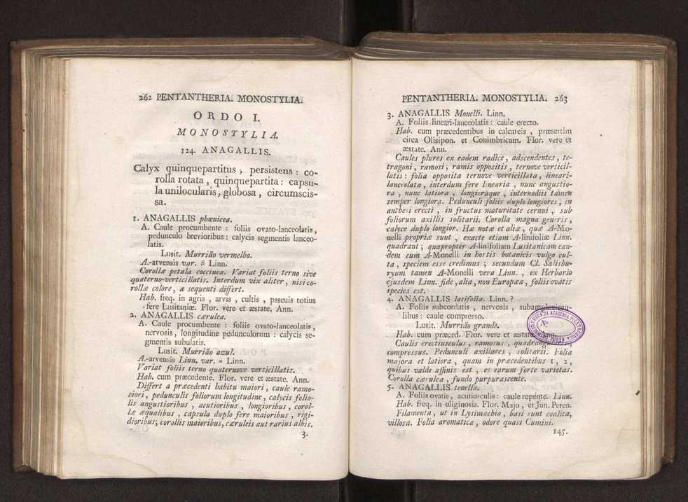 Felicis Avellar Broteri ... Flora Lusitanica, seu plantarum, quae in Lusitania vel sponte crescunt, vel frequentius colunter, ex florum praesertim sexubus systematice distributarum, synopsis. Vol. 1 142