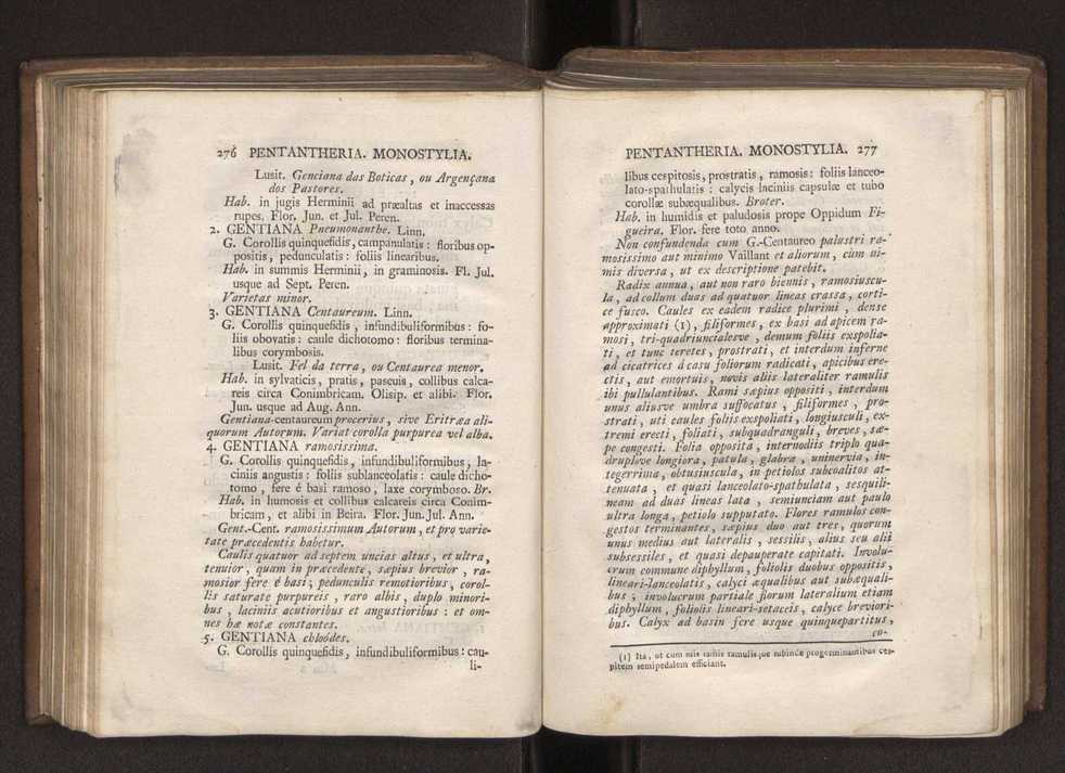 Felicis Avellar Broteri ... Flora Lusitanica, seu plantarum, quae in Lusitania vel sponte crescunt, vel frequentius colunter, ex florum praesertim sexubus systematice distributarum, synopsis. Vol. 1 149