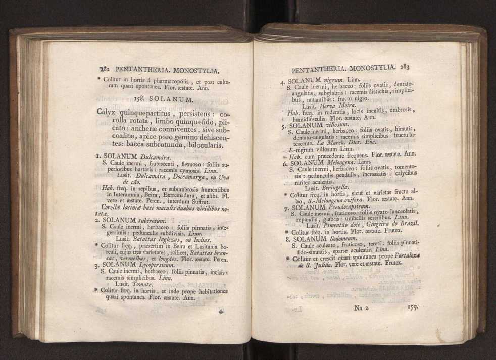 Felicis Avellar Broteri ... Flora Lusitanica, seu plantarum, quae in Lusitania vel sponte crescunt, vel frequentius colunter, ex florum praesertim sexubus systematice distributarum, synopsis. Vol. 1 152