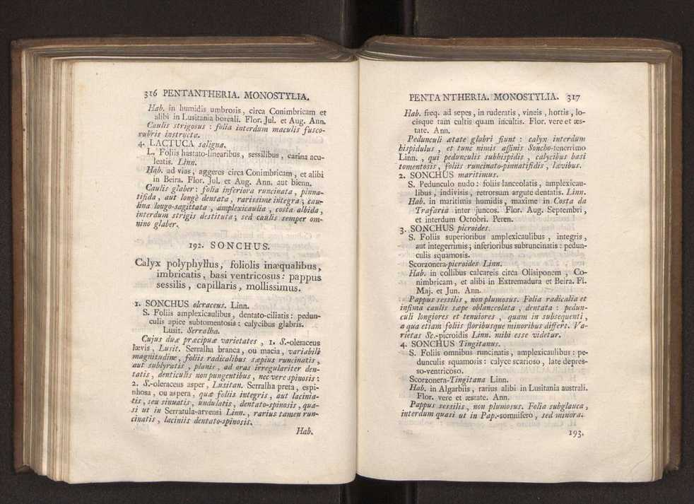 Felicis Avellar Broteri ... Flora Lusitanica, seu plantarum, quae in Lusitania vel sponte crescunt, vel frequentius colunter, ex florum praesertim sexubus systematice distributarum, synopsis. Vol. 1 169