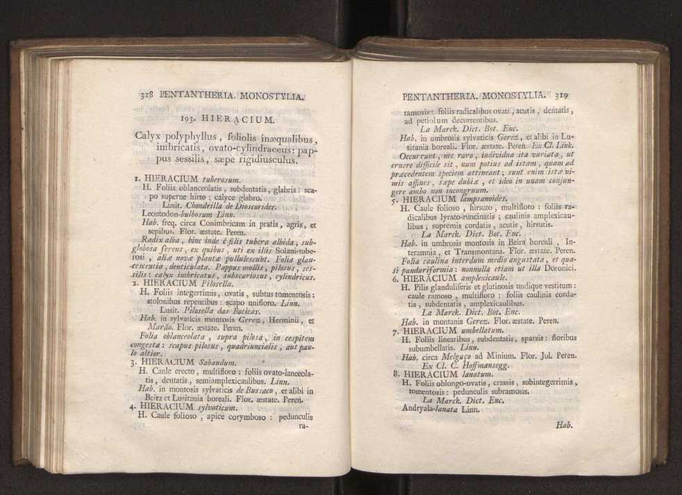 Felicis Avellar Broteri ... Flora Lusitanica, seu plantarum, quae in Lusitania vel sponte crescunt, vel frequentius colunter, ex florum praesertim sexubus systematice distributarum, synopsis. Vol. 1 170