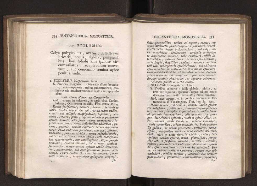 Felicis Avellar Broteri ... Flora Lusitanica, seu plantarum, quae in Lusitania vel sponte crescunt, vel frequentius colunter, ex florum praesertim sexubus systematice distributarum, synopsis. Vol. 1 178