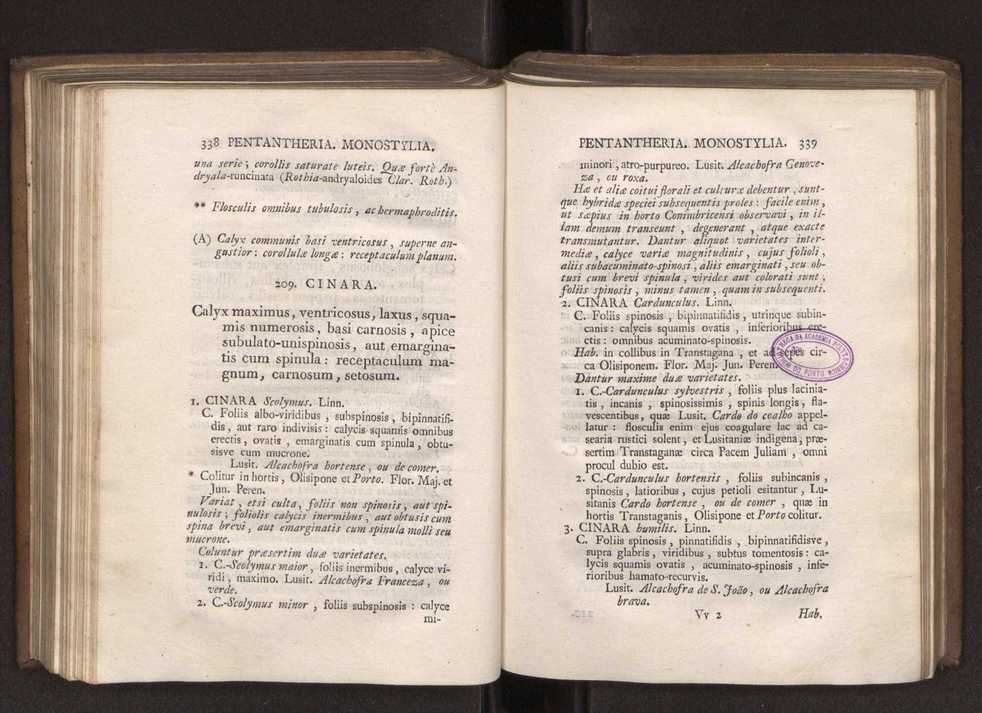 Felicis Avellar Broteri ... Flora Lusitanica, seu plantarum, quae in Lusitania vel sponte crescunt, vel frequentius colunter, ex florum praesertim sexubus systematice distributarum, synopsis. Vol. 1 180