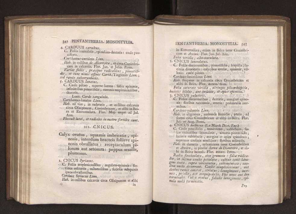 Felicis Avellar Broteri ... Flora Lusitanica, seu plantarum, quae in Lusitania vel sponte crescunt, vel frequentius colunter, ex florum praesertim sexubus systematice distributarum, synopsis. Vol. 1 182