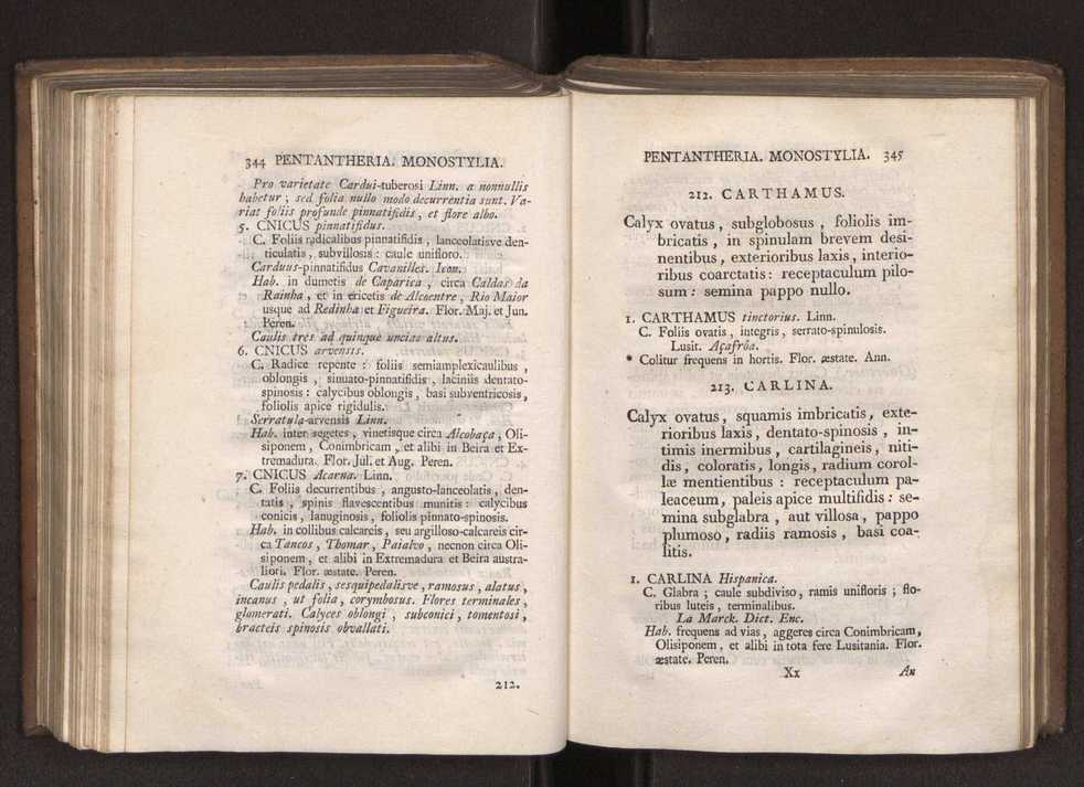 Felicis Avellar Broteri ... Flora Lusitanica, seu plantarum, quae in Lusitania vel sponte crescunt, vel frequentius colunter, ex florum praesertim sexubus systematice distributarum, synopsis. Vol. 1 183