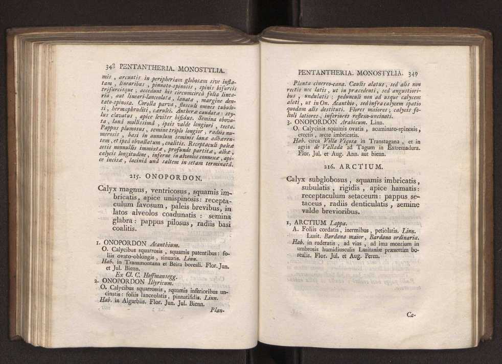 Felicis Avellar Broteri ... Flora Lusitanica, seu plantarum, quae in Lusitania vel sponte crescunt, vel frequentius colunter, ex florum praesertim sexubus systematice distributarum, synopsis. Vol. 1 185