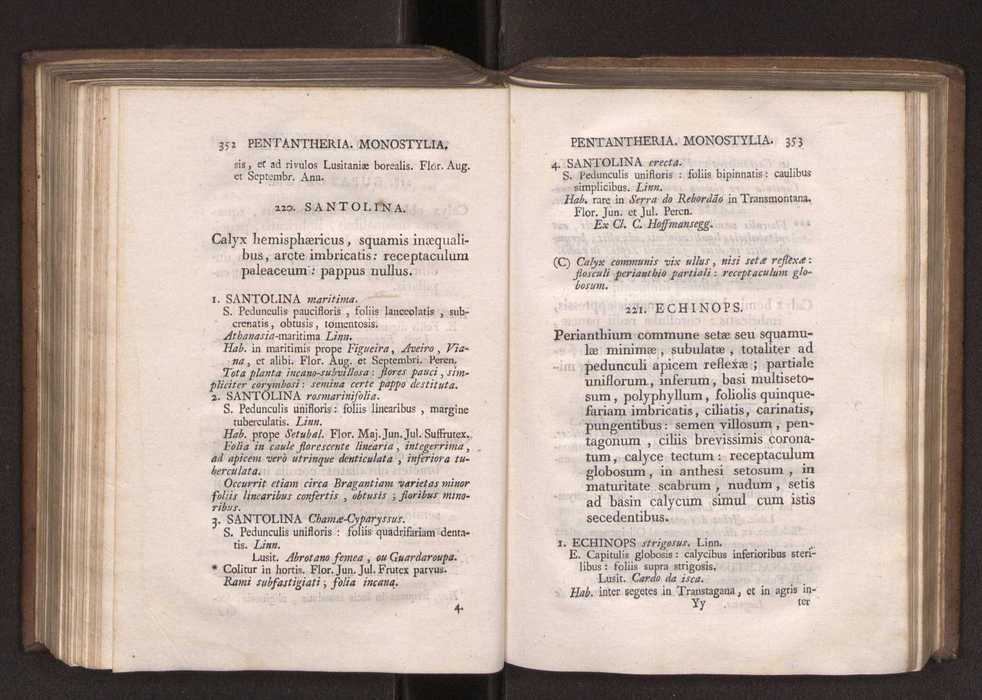 Felicis Avellar Broteri ... Flora Lusitanica, seu plantarum, quae in Lusitania vel sponte crescunt, vel frequentius colunter, ex florum praesertim sexubus systematice distributarum, synopsis. Vol. 1 187