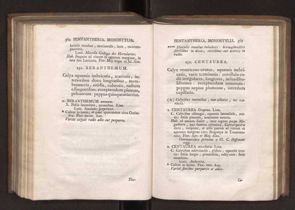 Felicis Avellar Broteri ... Flora Lusitanica, seu plantarum, quae in Lusitania vel sponte crescunt, vel frequentius colunter, ex florum praesertim sexubus systematice distributarum, synopsis. Vol. 1 193