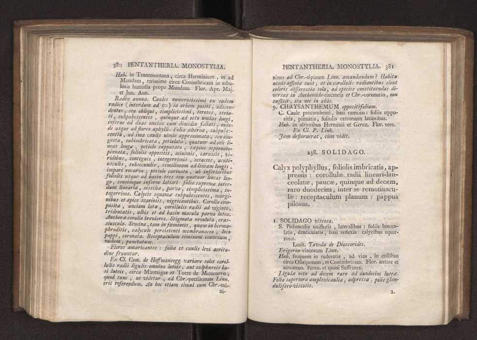 Felicis Avellar Broteri ... Flora Lusitanica, seu plantarum, quae in Lusitania vel sponte crescunt, vel frequentius colunter, ex florum praesertim sexubus systematice distributarum, synopsis. Vol. 1 201