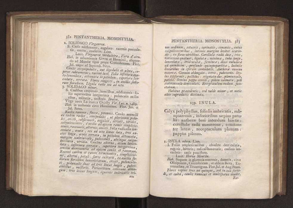 Felicis Avellar Broteri ... Flora Lusitanica, seu plantarum, quae in Lusitania vel sponte crescunt, vel frequentius colunter, ex florum praesertim sexubus systematice distributarum, synopsis. Vol. 1 202