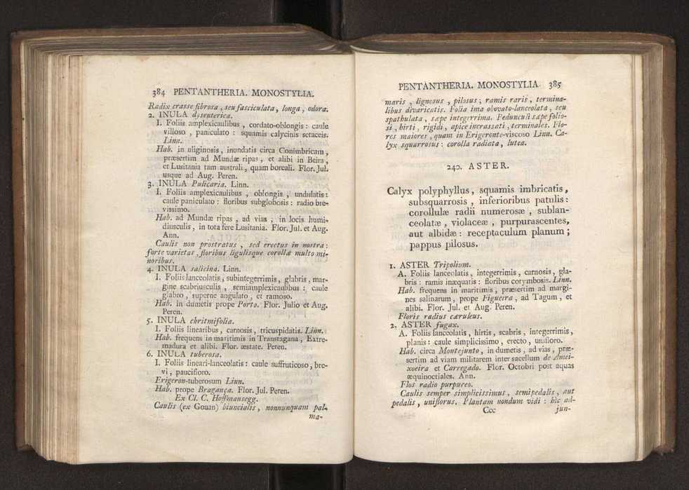Felicis Avellar Broteri ... Flora Lusitanica, seu plantarum, quae in Lusitania vel sponte crescunt, vel frequentius colunter, ex florum praesertim sexubus systematice distributarum, synopsis. Vol. 1 203