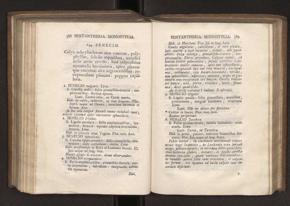 Felicis Avellar Broteri ... Flora Lusitanica, seu plantarum, quae in Lusitania vel sponte crescunt, vel frequentius colunter, ex florum praesertim sexubus systematice distributarum, synopsis. Vol. 1 205