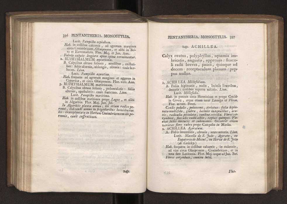 Felicis Avellar Broteri ... Flora Lusitanica, seu plantarum, quae in Lusitania vel sponte crescunt, vel frequentius colunter, ex florum praesertim sexubus systematice distributarum, synopsis. Vol. 1 209