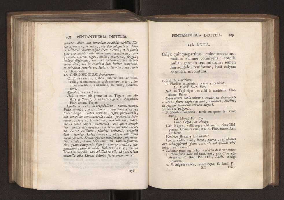 Felicis Avellar Broteri ... Flora Lusitanica, seu plantarum, quae in Lusitania vel sponte crescunt, vel frequentius colunter, ex florum praesertim sexubus systematice distributarum, synopsis. Vol. 1 215