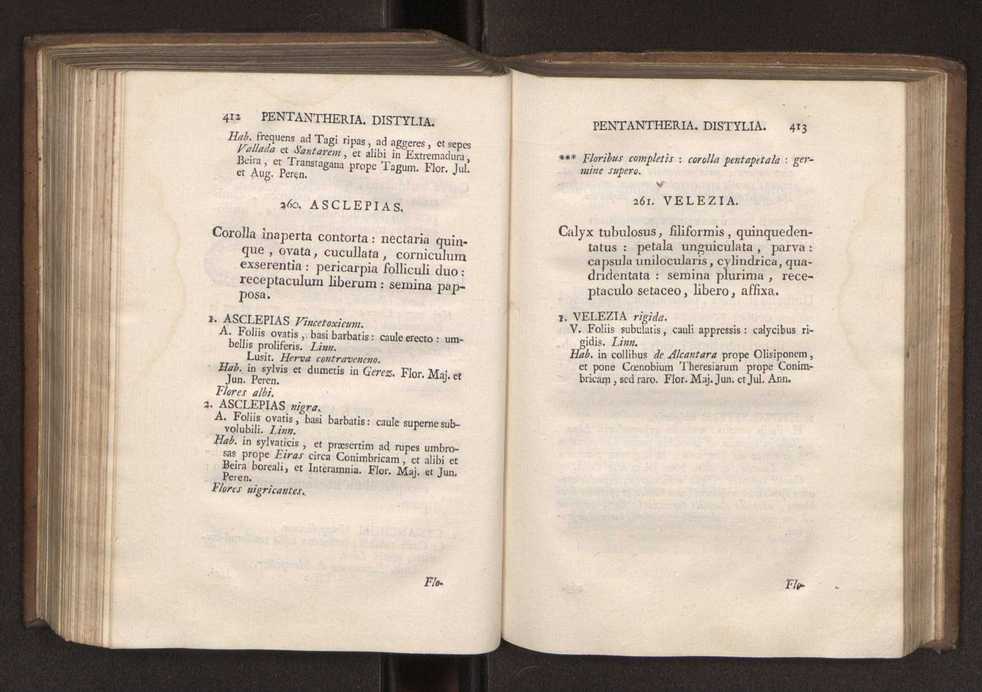 Felicis Avellar Broteri ... Flora Lusitanica, seu plantarum, quae in Lusitania vel sponte crescunt, vel frequentius colunter, ex florum praesertim sexubus systematice distributarum, synopsis. Vol. 1 217