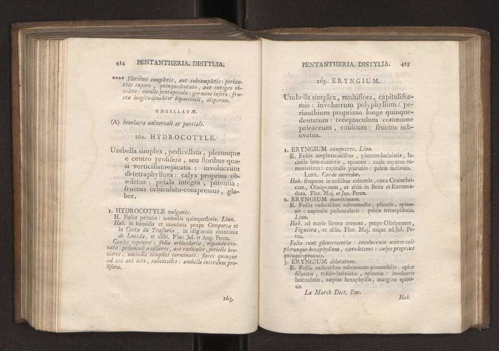 Felicis Avellar Broteri ... Flora Lusitanica, seu plantarum, quae in Lusitania vel sponte crescunt, vel frequentius colunter, ex florum praesertim sexubus systematice distributarum, synopsis. Vol. 1 218