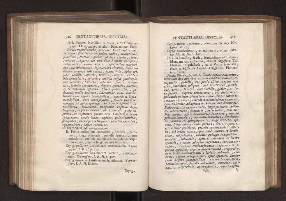 Felicis Avellar Broteri ... Flora Lusitanica, seu plantarum, quae in Lusitania vel sponte crescunt, vel frequentius colunter, ex florum praesertim sexubus systematice distributarum, synopsis. Vol. 1 219