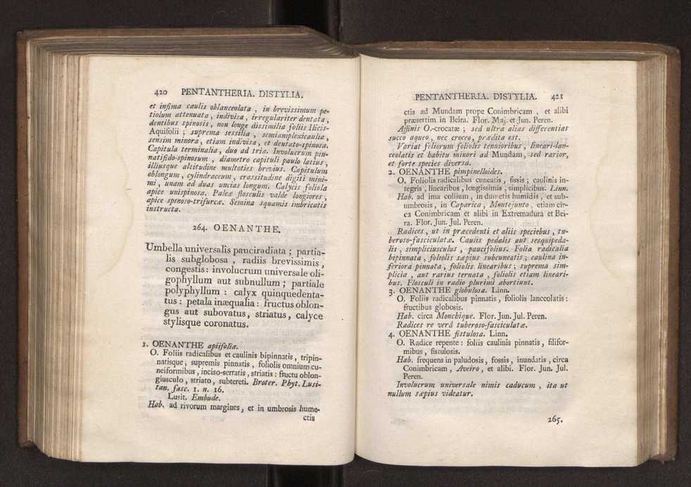 Felicis Avellar Broteri ... Flora Lusitanica, seu plantarum, quae in Lusitania vel sponte crescunt, vel frequentius colunter, ex florum praesertim sexubus systematice distributarum, synopsis. Vol. 1 221
