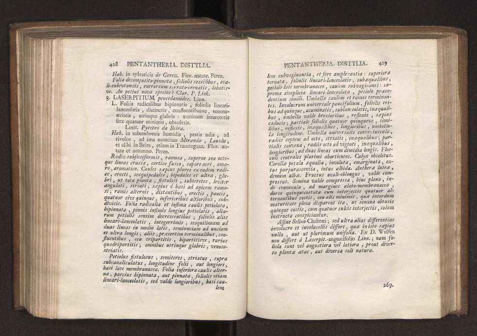 Felicis Avellar Broteri ... Flora Lusitanica, seu plantarum, quae in Lusitania vel sponte crescunt, vel frequentius colunter, ex florum praesertim sexubus systematice distributarum, synopsis. Vol. 1 225