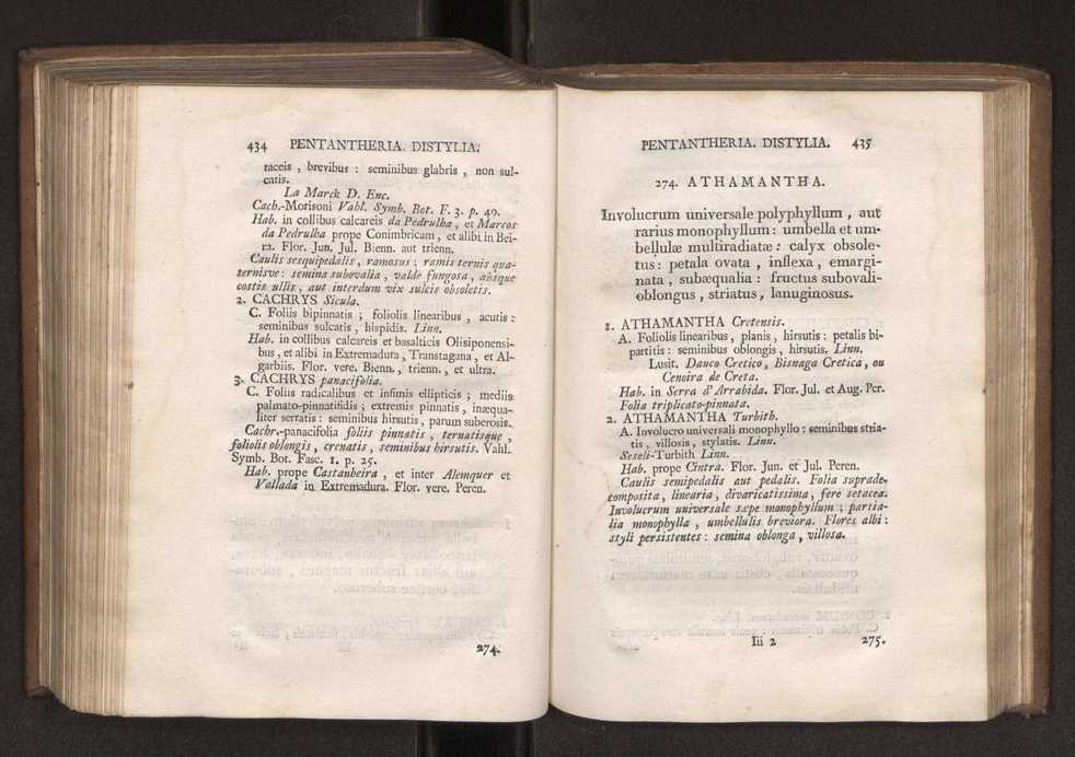 Felicis Avellar Broteri ... Flora Lusitanica, seu plantarum, quae in Lusitania vel sponte crescunt, vel frequentius colunter, ex florum praesertim sexubus systematice distributarum, synopsis. Vol. 1 228