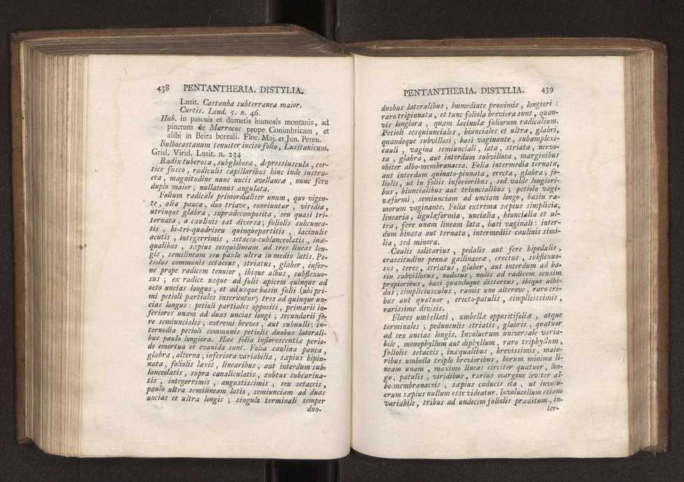 Felicis Avellar Broteri ... Flora Lusitanica, seu plantarum, quae in Lusitania vel sponte crescunt, vel frequentius colunter, ex florum praesertim sexubus systematice distributarum, synopsis. Vol. 1 230
