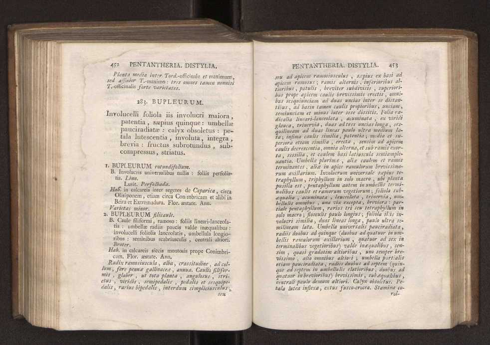 Felicis Avellar Broteri ... Flora Lusitanica, seu plantarum, quae in Lusitania vel sponte crescunt, vel frequentius colunter, ex florum praesertim sexubus systematice distributarum, synopsis. Vol. 1 237