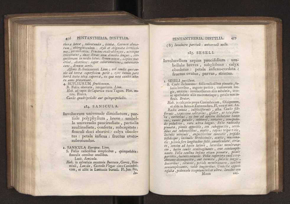 Felicis Avellar Broteri ... Flora Lusitanica, seu plantarum, quae in Lusitania vel sponte crescunt, vel frequentius colunter, ex florum praesertim sexubus systematice distributarum, synopsis. Vol. 1 239