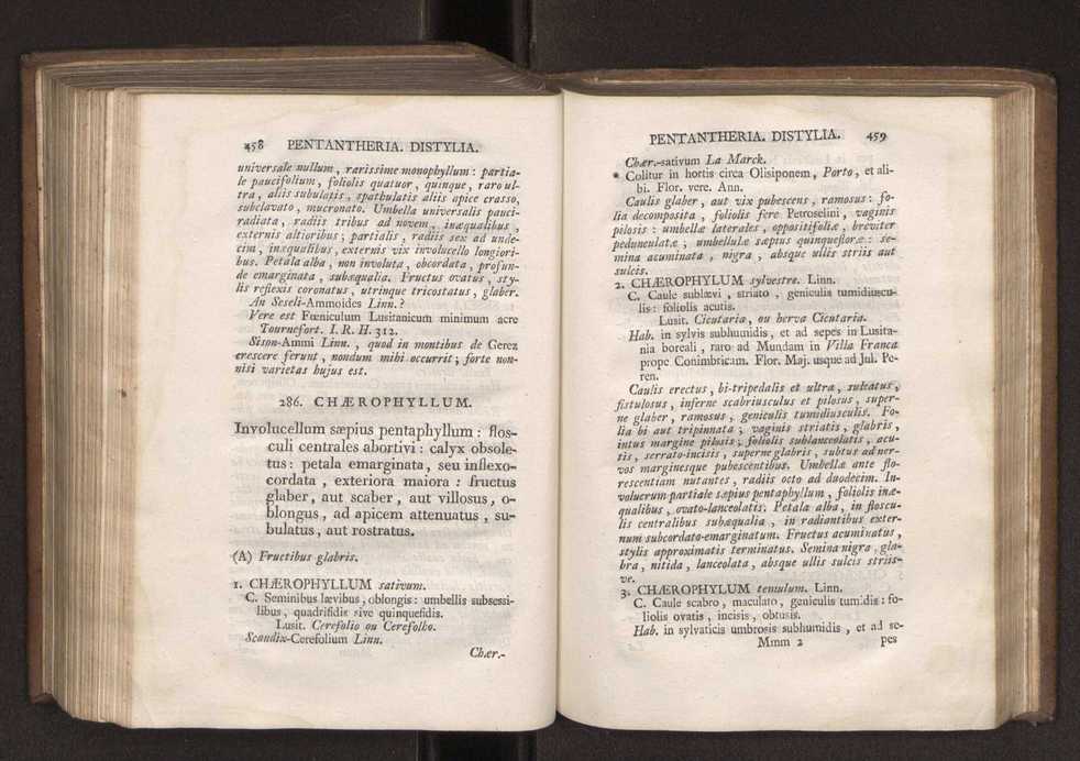 Felicis Avellar Broteri ... Flora Lusitanica, seu plantarum, quae in Lusitania vel sponte crescunt, vel frequentius colunter, ex florum praesertim sexubus systematice distributarum, synopsis. Vol. 1 240