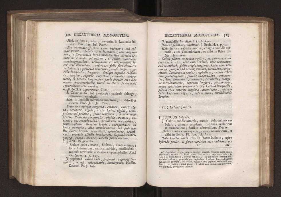 Felicis Avellar Broteri ... Flora Lusitanica, seu plantarum, quae in Lusitania vel sponte crescunt, vel frequentius colunter, ex florum praesertim sexubus systematice distributarum, synopsis. Vol. 1 267