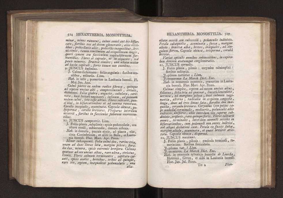 Felicis Avellar Broteri ... Flora Lusitanica, seu plantarum, quae in Lusitania vel sponte crescunt, vel frequentius colunter, ex florum praesertim sexubus systematice distributarum, synopsis. Vol. 1 268