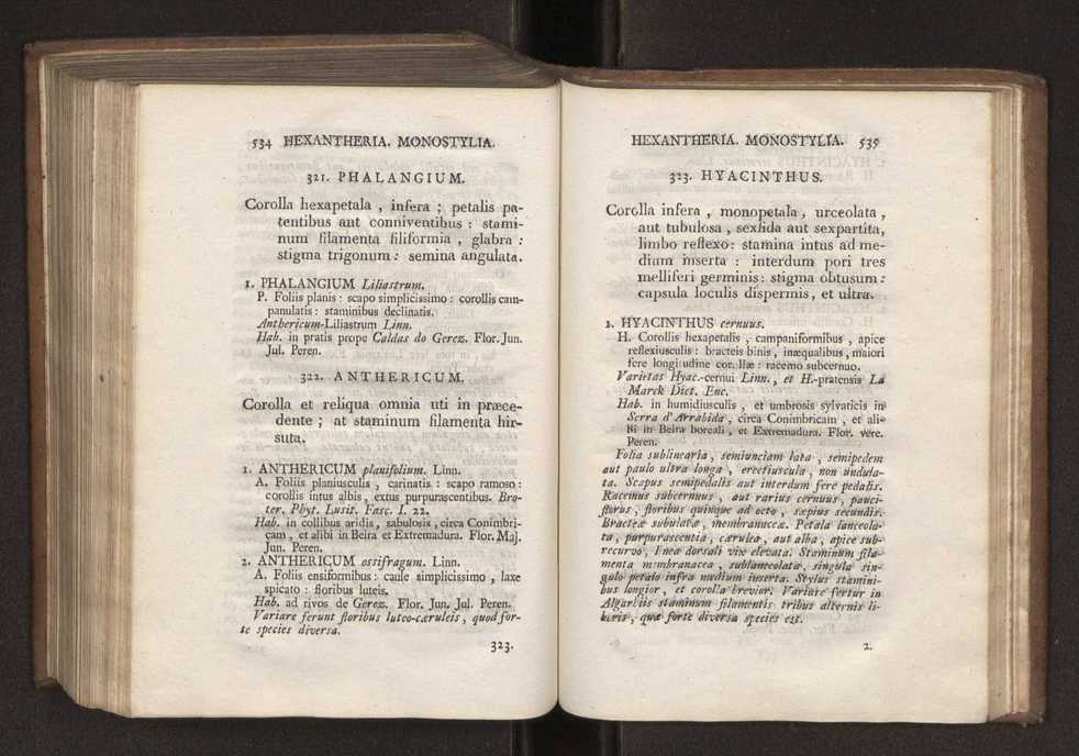 Felicis Avellar Broteri ... Flora Lusitanica, seu plantarum, quae in Lusitania vel sponte crescunt, vel frequentius colunter, ex florum praesertim sexubus systematice distributarum, synopsis. Vol. 1 278