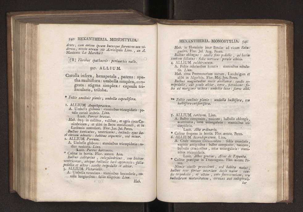 Felicis Avellar Broteri ... Flora Lusitanica, seu plantarum, quae in Lusitania vel sponte crescunt, vel frequentius colunter, ex florum praesertim sexubus systematice distributarum, synopsis. Vol. 1 281