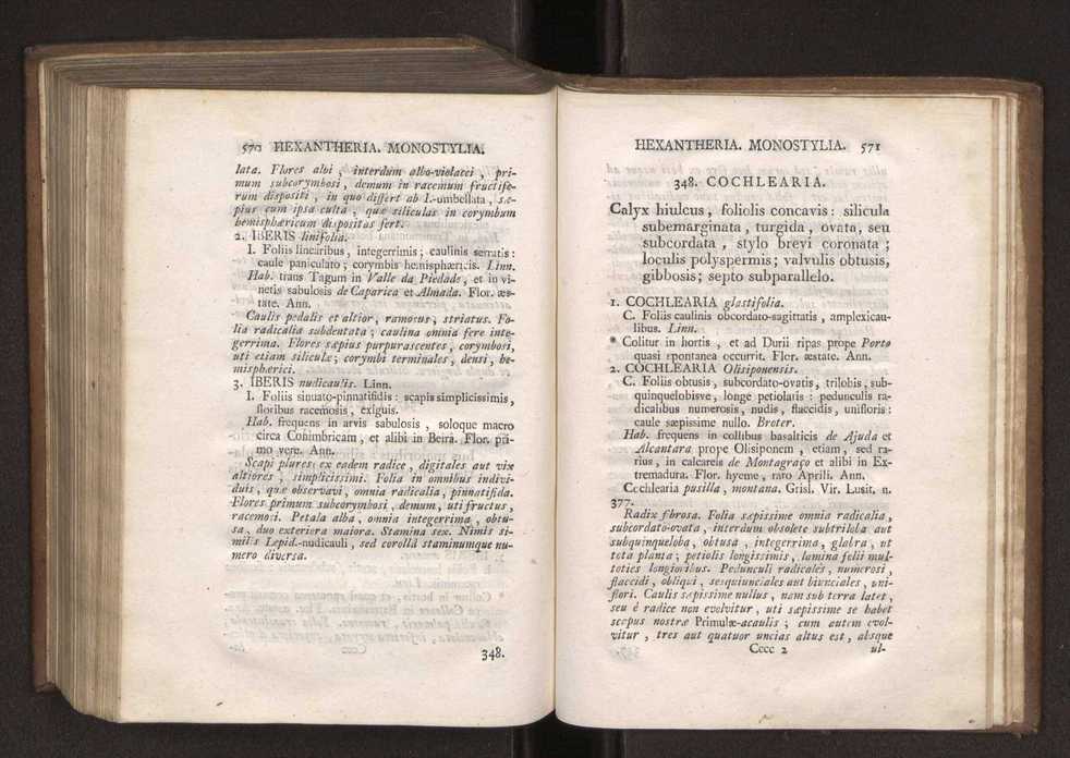 Felicis Avellar Broteri ... Flora Lusitanica, seu plantarum, quae in Lusitania vel sponte crescunt, vel frequentius colunter, ex florum praesertim sexubus systematice distributarum, synopsis. Vol. 1 296
