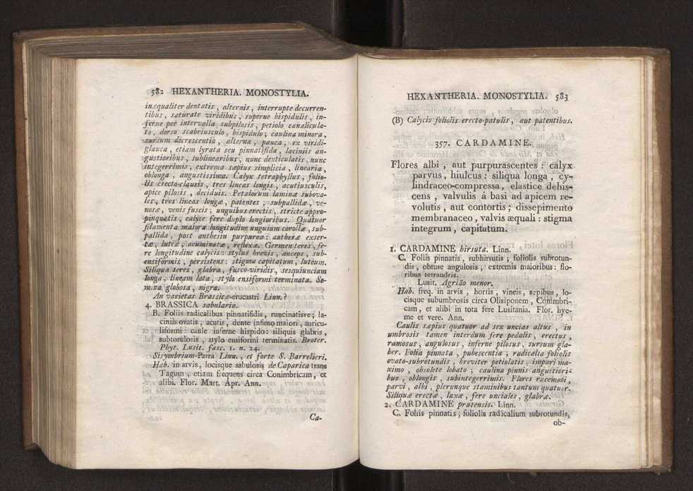 Felicis Avellar Broteri ... Flora Lusitanica, seu plantarum, quae in Lusitania vel sponte crescunt, vel frequentius colunter, ex florum praesertim sexubus systematice distributarum, synopsis. Vol. 1 302